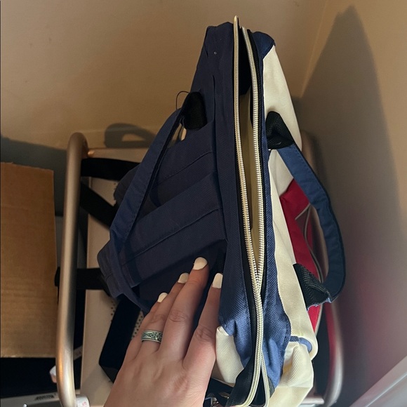 Stylish Red and Blue Women’s Backpack - Picture 5 of 9